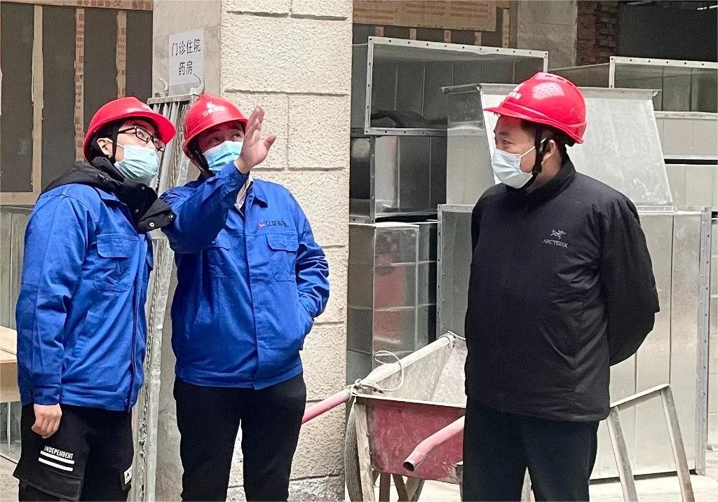 一手抓防疫，一手抓生產(chǎn)！立豪集團(tuán)董事長赴陜藥集團(tuán)山海丹醫(yī)院項(xiàng)目督導(dǎo)檢查